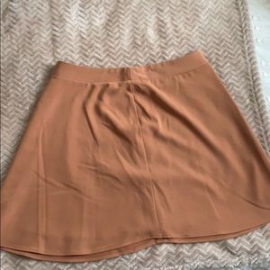 Tan Skater Skirt